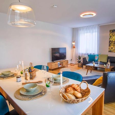 4-Room Luxury Apartment - Close To Central Station, Free Parking, Kitchen Leipzig Exterior foto